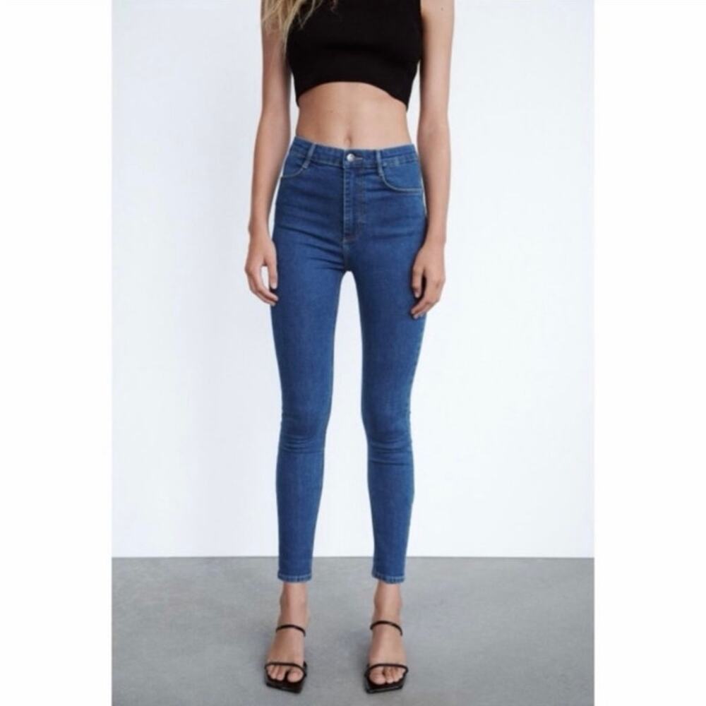 Zara Súper High Waisted Jeggings Size 6